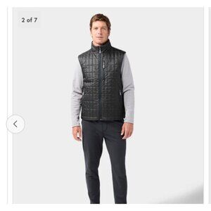 Stio Azura Insulated Vest Men’s Black Lightweight Quilted Full Zip , Size M C37